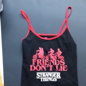 Stranger Things Friends Don’t Lie Tank Top XS